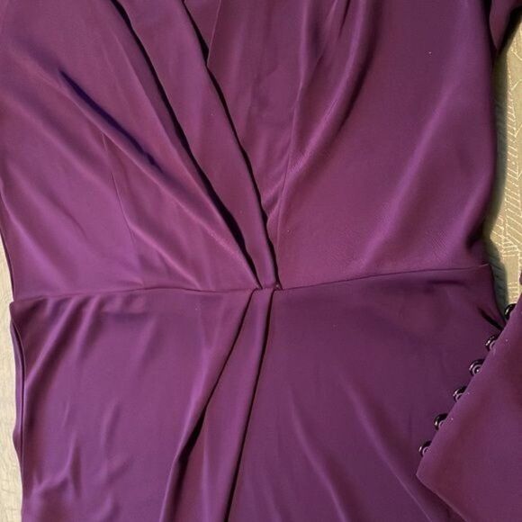 Coldwater Creek purple blouse, very soft, flowing and wrinkle-free. M (10-12) - Picture 6 of 14